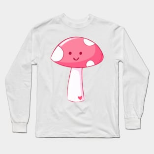 Lil pink mushroom Long Sleeve T-Shirt